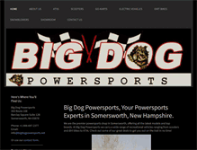 Tablet Screenshot of bigdogpowersports.net